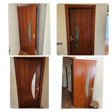 Giriş qapıları: Qapi 4 ededdir 80*200 tecili evden cixmalidir.Qiymeti bur ededi 55