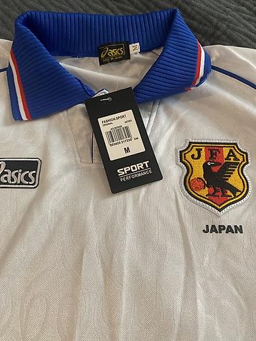 papaq milli: Futbolka, Asics, M, rəng - Ağ — 2