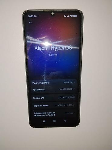 note 13 pro plus: Redmi, Redmi 13C, Б/у, 256 ГБ, цвет - Синий — 3