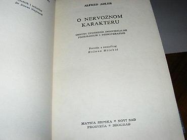 boss torbe: Alfred AdlerOdabrana delakomplet 1-6Matica srpska, Novi Sad i — 5