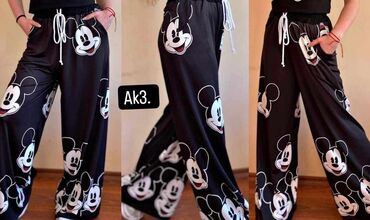 kišne pantalone: Bebessi, Flared trousers, 134-140, color - Black