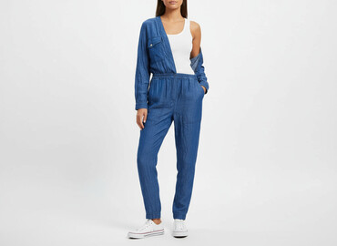 leginsy hdm: H&M, Kombinezon damski, rozmiar S