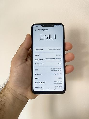 silvercrest ipx4: Huawei Mate 20 lite crni dual sim sim free, sa 4/64 gb memorije. Dobro — 4