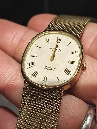 џепни сат: Universal Geneve Gilt Shadow Ellipse Cal. 2-66, iz 1970ih, izuzetno — 5