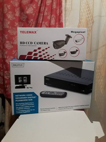Фото и видеокамеры: Təzə İP kamera+NVR satılır bir yerdə.1mp. 720p Продаётся новый набор