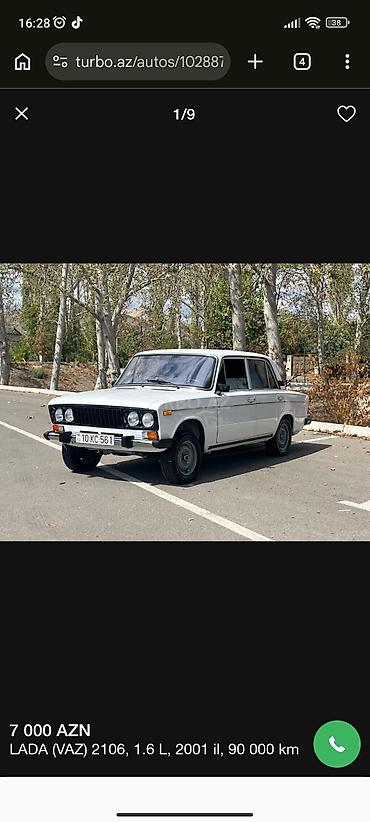 vaz karbiratoru: VAZ (LADA) 2106: 1.6 l | 2001 il Sedan — 2