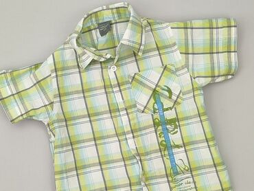 kamizelka chłopięca pepco: Shirt 3-4 years, condition - Good, pattern - Cell, color - Green