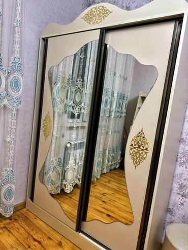 kombi ucun şkaf: Kupe, 2 qapılı Düz dolab, Qarderob, paltar dolabı