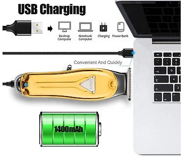 sns makinesi: Professional Trimmer VGR 057 - 1 Sürətli - 7000RPM / 1400MAH - 180 — 2