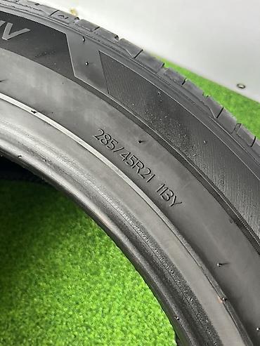 28545r21: Шины 285 / 45 / R 21, Лето, Б/у, Пара, Внедорожные (АТ/МТ), Hankook — 6