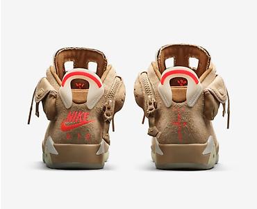 cactus jack: Мужские кроссовки, 44, Air Jordan, Новый, цвет - Бежевый, Платная доставка, Самовывоз — 4
