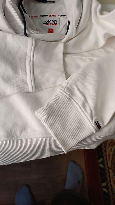 Эркектер кийими: Эркектердин толстовкасы, M, Tommy Hilfiger, Жаңы, түсү - Ак, Акылуу жеткирүү — 1