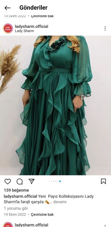 Ziyafət donları: Ziyafət donu,Lady sharmdan alınıb,bir dəfə geyilib42razmerdir — 2