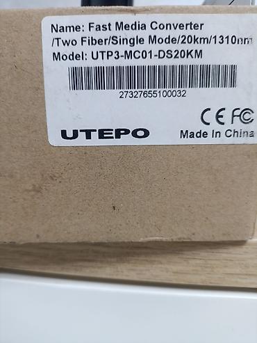 4 luk kabel: UTP3-MC01-DS20KM Fast Media Converter – UTEPO Xüsusiyyətlər: - Media — 2