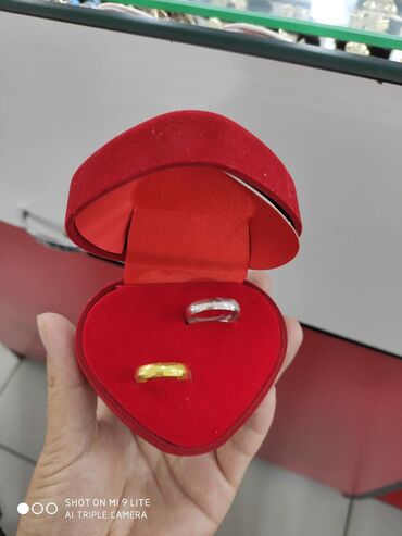 золотое обручальное кольцо: Обручальное кольцо Серебро+ золото 925 пробы Размеры имеются Серебро