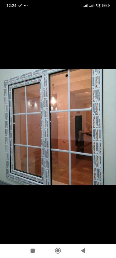 Plastik pəncərələr: PVC pəncərə bloku - Material: ağ və rəngli rəngli PVC profil - Şüşə — 8