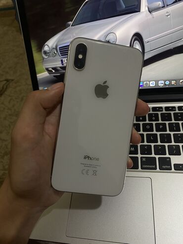 айфон 10 купить бу: IPhone X, Б/у, 64 ГБ, Белый, Зарядное устройство, Чехол, 77 %