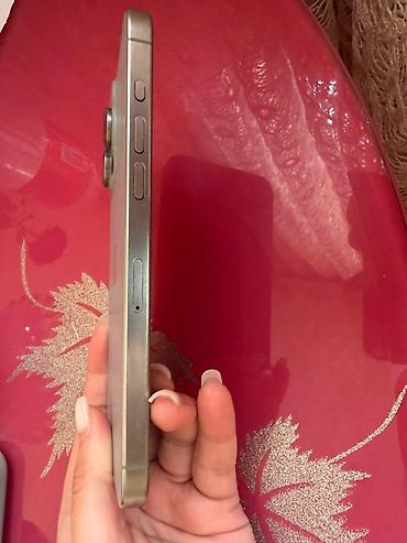azerbaycan iphone 15 pro max fiyat: IPhone 15 Pro Max, 256 GB, Desert Titanium, Qırıq — 5