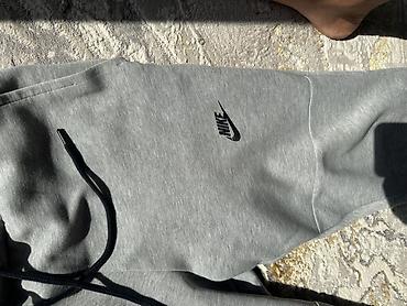 nike tech fleec: Спортивные брюки Nike серые - Модель: трикотажные джоггеры Nike с — 4