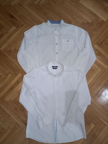 sako belo teget: Košulja L (EU 40), bоја - Bela