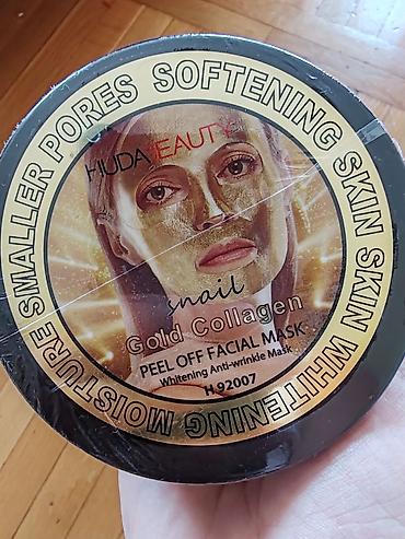 Huda Beauty Snail Gold Collagen – peel-off maska za lice - Tip