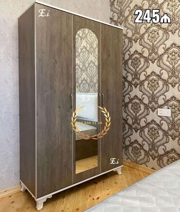 Dolablar: Yeni, 3 qapılı Düz dolab, Qarderob, paltar dolabı lalafo.az -da Dolablar: Yeni, 3 qapılı Düz dolab, Qarderob, paltar dolabı