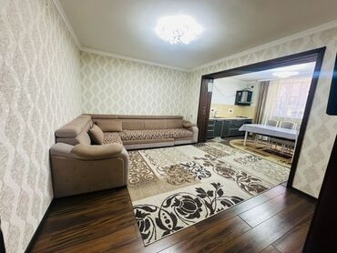 бишкек посуточная аренда квартир: 3 комнаты, Собственник, Без подселения, С мебелью полностью