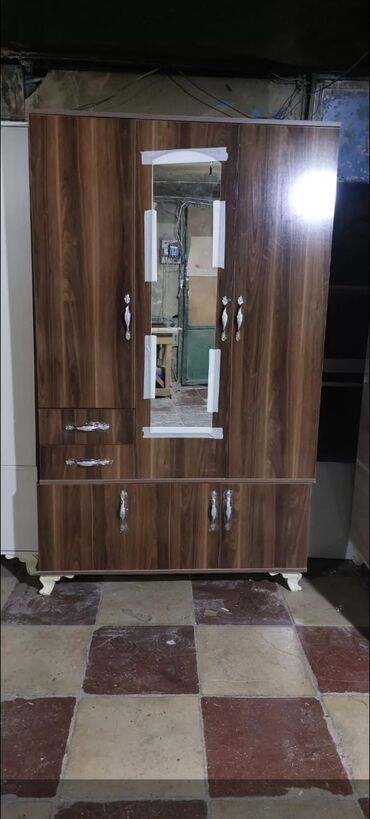 Dolablar: Yeni, Açılan, 3 qapılı Düz dolab, Qarderob, paltar dolabı, Azərbaycan — 24