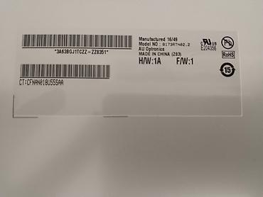 i5 computer: 17.3 SLIM LED 30 Pina / FHD (1920x1080) / B173RTN02.2 Prodajem — 4