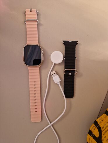 saatla: İşlənmiş, Smart saat, Sensor ekran, rəng - Qara
