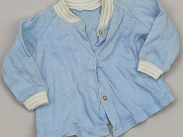 błękitna bluzka: Bluza, 0-3 m, stan - Dobry