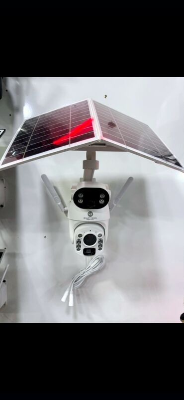 Videomüşahidə: Simsiz 4G sim kartl Solar ptz 2 kamera 360° 8mp/4K Çöl ṣəraiti ücün