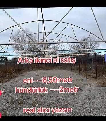 parnik ucun: Arka (istixana karkası) – ikinci əl - Konstruksiya: metal borulardan — 1