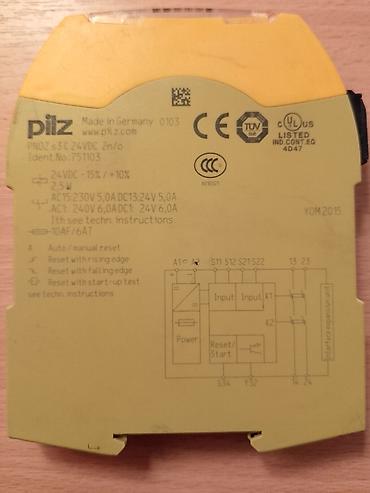 prednja kamera za auto: Pilz PNOZ s3 – sigurnosni relej (Made in Germany) - Model: PNOZ s3 C — 3
