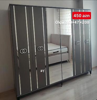 *6 Qapılı Dolab* – Sifarişlə Hazırlanır Ölçü: 240 × 47 × 200 cm Rəng lalafo.az -da *6 Qapılı Dolab* – Sifarişlə Hazırlanır Ölçü: 240 × 47 × 200 cm Rəng