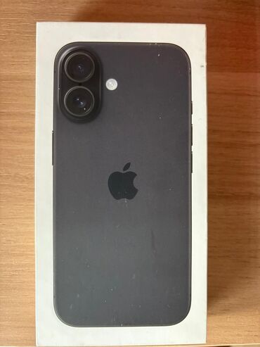 ddr4 32: IPhone 16, Жаңы, 128 ГБ, Кара, Кабель, Куту, 100 %
