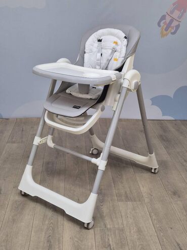 Yemək masaları, oturacaqları: ✨ BurBay Ag 8066 2-in-1 ✨ Uşaq Yemək Stulu və Yellənçək – Rahatlıq və