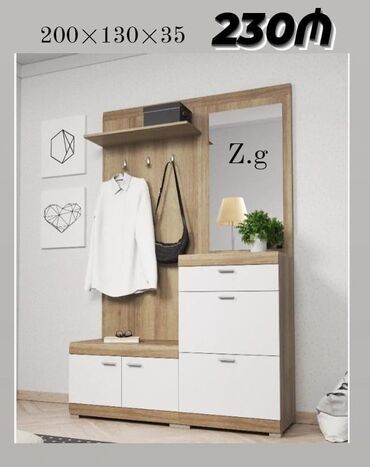 шкаф в зал: Yeni, Düz dolab, Dəhliz dolabı