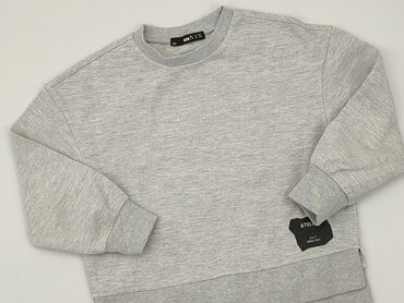 sweterek z kokardą: Sweatshirt, 7 years, 116-122 cm, condition - Good