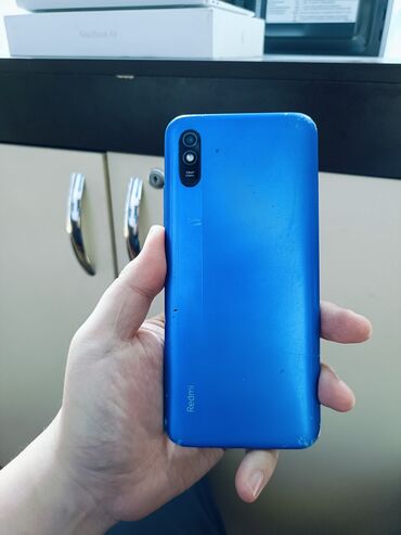 Redmi: Redmi, Redmi 9A, Б/у, 32 ГБ, цвет - Синий, 2 SIM