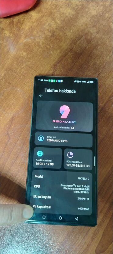 телефон fly fs406 stratus 5: ZTE Nubia Red Magic 8 Pro, 512 ГБ, цвет - Черный