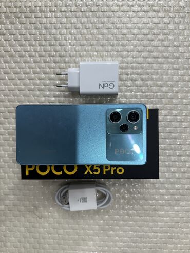 телефон режим 8: Poco X5 Pro 5G, Б/у, 256 ГБ, цвет - Синий, 2 SIM