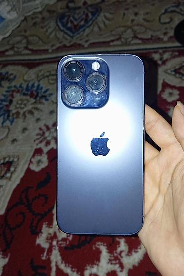 а 10 с: IPhone 14 Pro, Б/у, 256 ГБ, Deep Purple, 80 % — 1