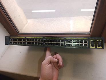 hp notbuk: Cisco 2960 48TC-L switch satıram. Çox az işlənib, tam işlək — 1