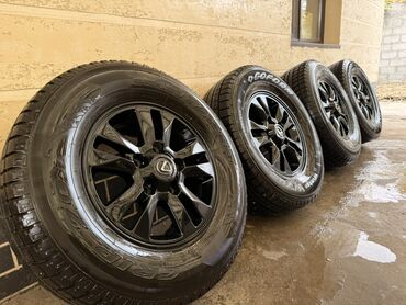 диск на gx: Колеса в сборе 285 / 65 / R 17, Зима, Б/у, Комплект, Внедорожные (АТ/МТ), Литые, отверстий - 5