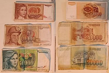 Numizmatika i filatelija: 💴 Stare i kolekcionarske novčanice Jugoslavije, Srbije, Bugarske i SAD — 8