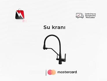 krant başlığı: Su kranıKran SUS304 Çıxan Kran SUS304 Çıxan (Qara, Paslanmaz Polad) 🔹 — 1