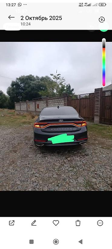 devo matiz: Hyundai Grandeur: 2018 г., 2.4 л, Автомат, Бензин, Седан — 3