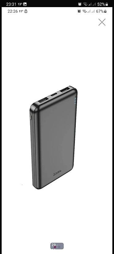 Powerbanklar: Powerbank Hoco, 10000 mAh, Yeni — 29