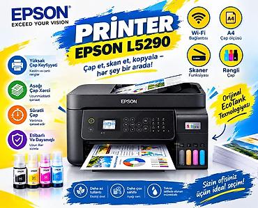 kasa aparati: Epson L5290 Printer – Çap, skan və kopyalama bir cihazda — 2